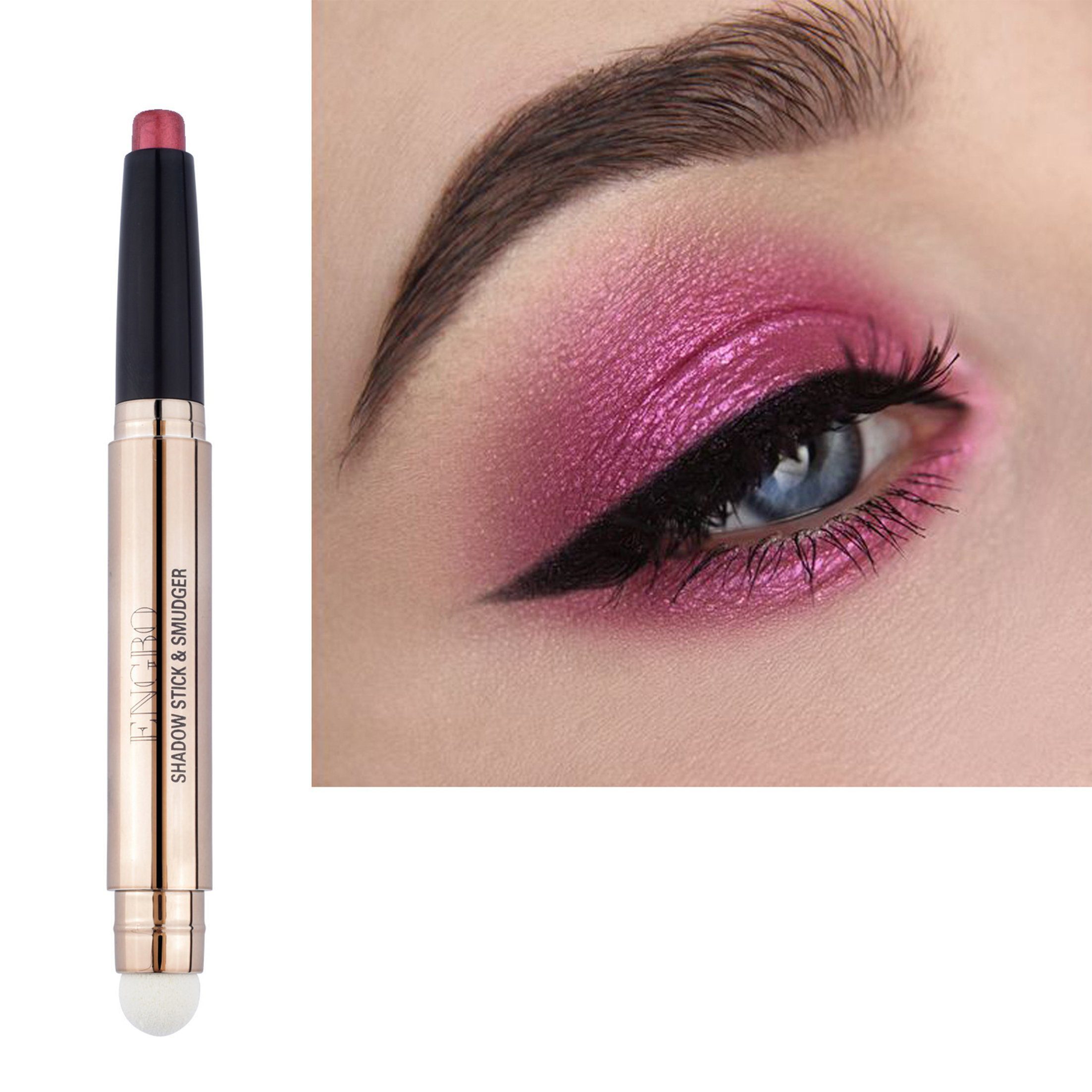 KINSI Lidschatten All-in-One Augen Makeup Stift - Rauchiger Look,Langzeithaltbar, Langzeithaltbar - Ideal für Smokey Eyes & Täglichen Makeup