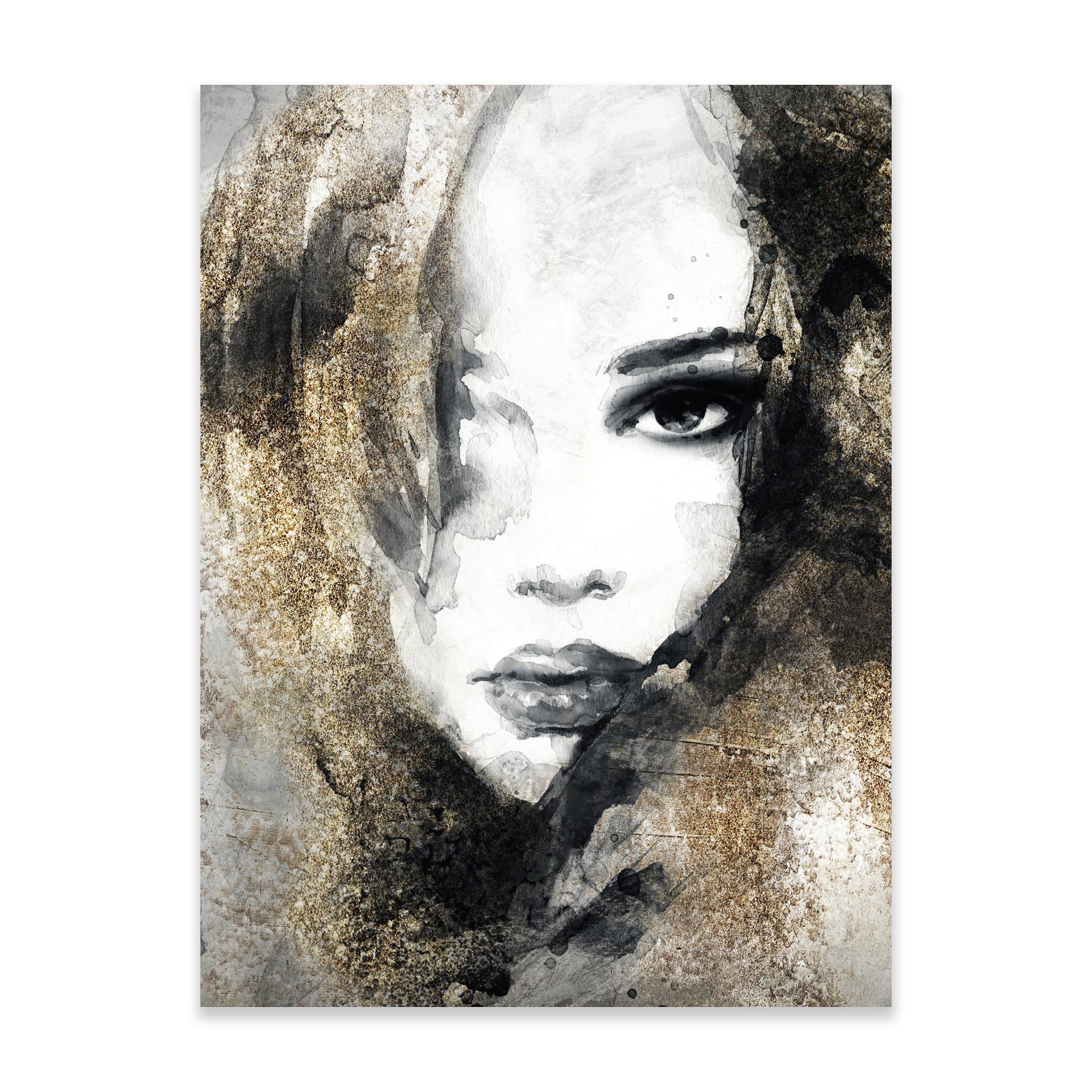Wallarena Poster Frau Abstrakt Wohnzimmer Schlafzimmer günstig online kaufen