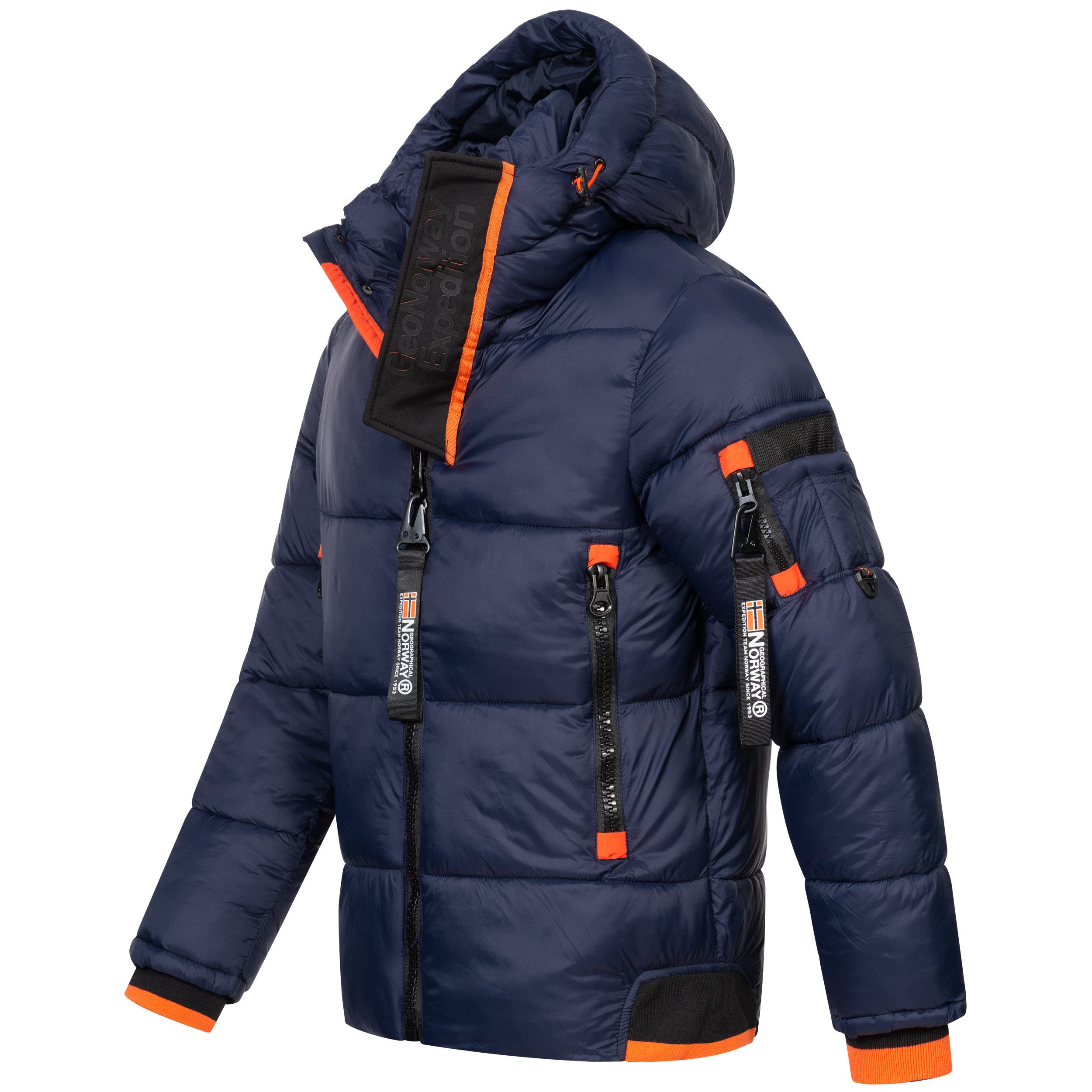 Geographical Norway Winterjacke Herren Winter Jacke warm gefüttert Parka Steppjacke Outdoor CX