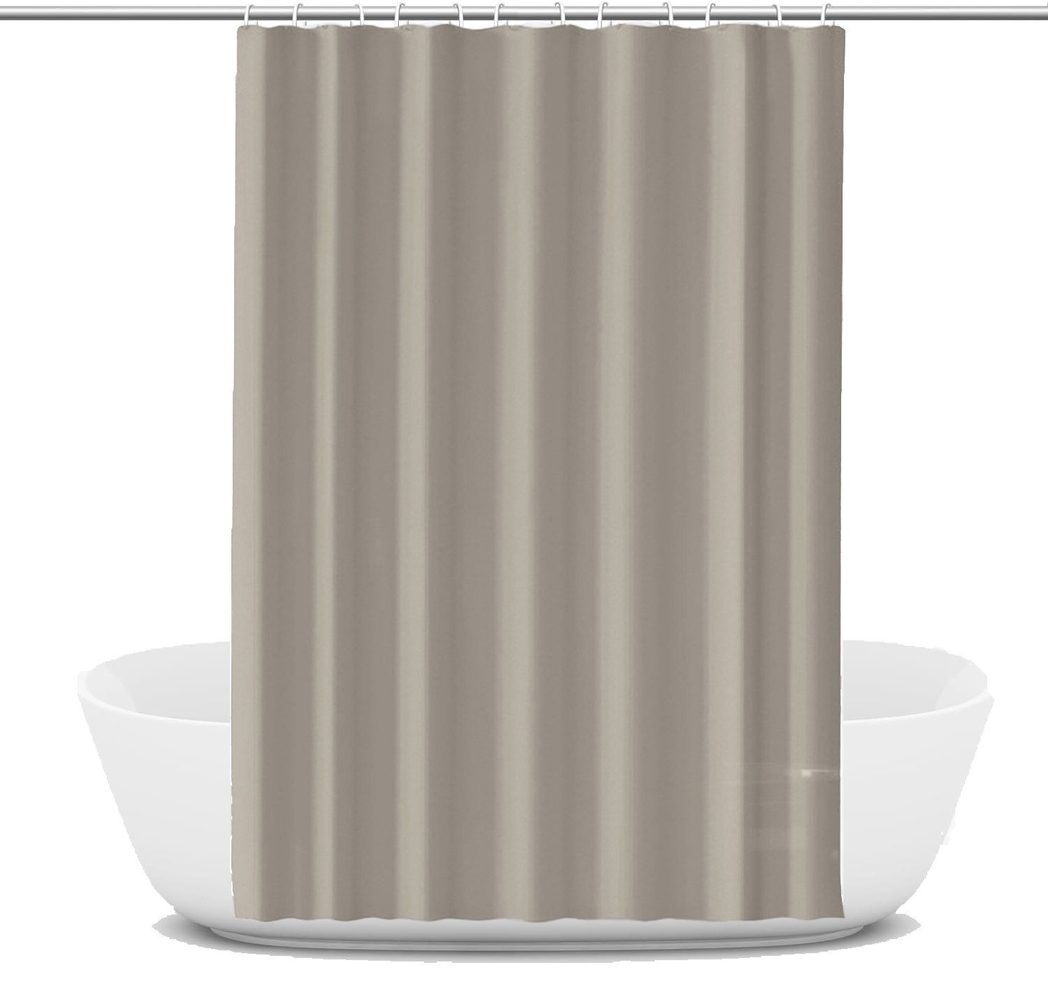 Coonoor Duschvorhang Anti-Schimmel Badezimmervorhang, Wasserdicht und Waschbar Breite 180 cm (1-tlg), Perfekt für Badewanne & Dusche