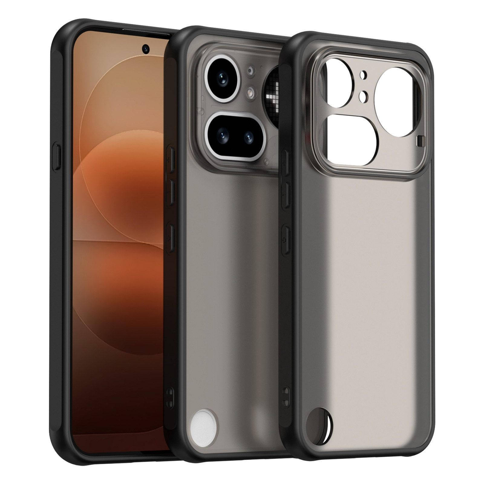 betterfon Handyhülle für Nothing Phone Modelle Hülle Matt Stoßfest Schutzhülle Back cover, Stoßdämpfendes TPU schützt vor Stürzen und Kratzern