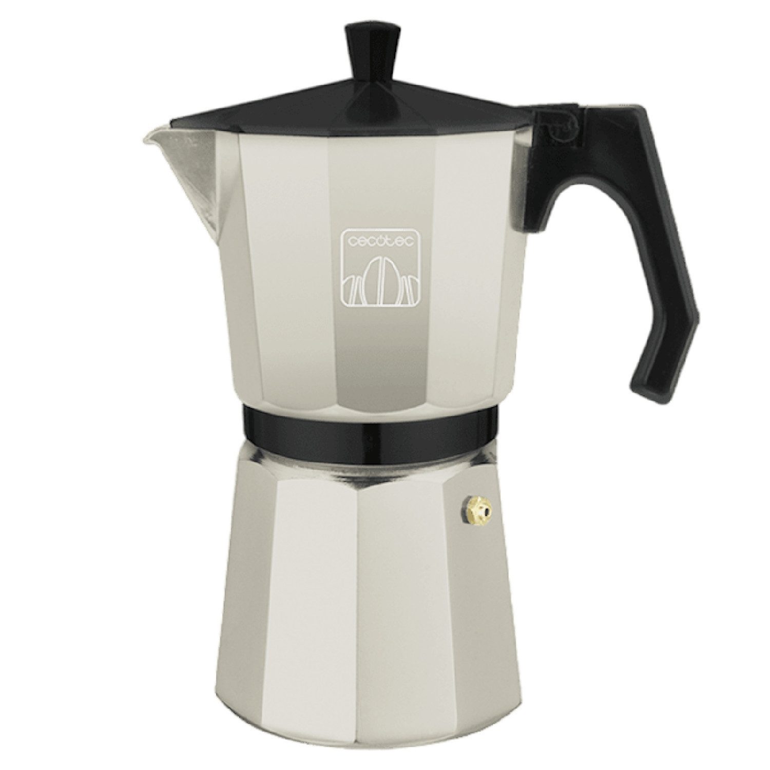 Cecotec Mokkamaschine, 0.55l Kaffeekanne, Cumbia Mokclassic 900 Beige