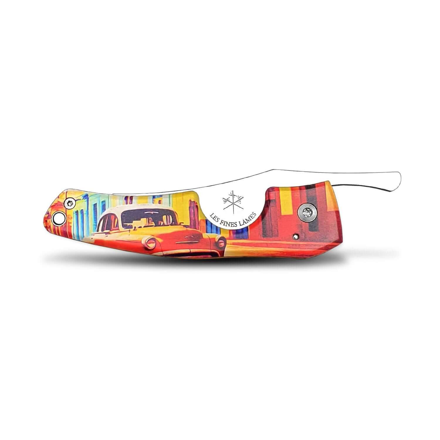 Les Fines Lames France Taschenmesser Les Fines Lames Zigarrenschneider LE PETIT HAVANA STREETS ALMENDRON