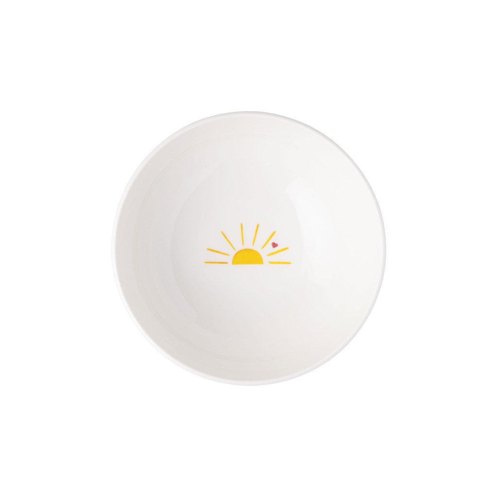 like. by Villeroy & Boch Müslischale With Love Müslischale Hello Sunshine 17 cm ø, Porzellan, (1-tlg), Premium Porcelain, mikrow.- & spülm.sicher, Made in Germany