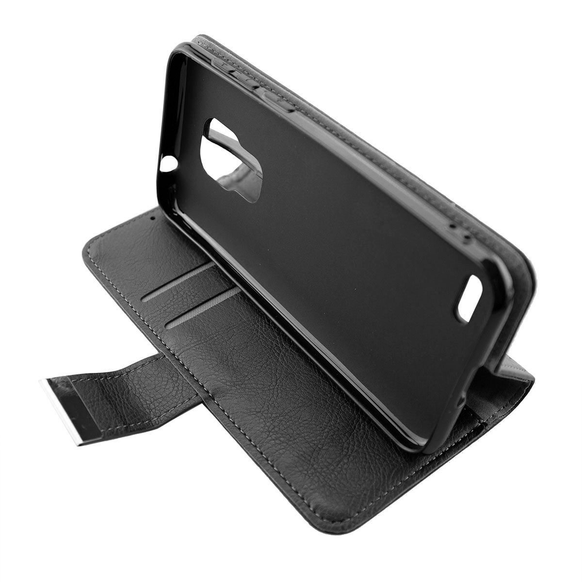 caseroxx Handytasche caseroxx Handytasche Bookstyle-Case für Ulefone Note 7, schwarz (Einzelartikel, 1-tlg., Bookstyle-Case), mit Kreditkartenfächern