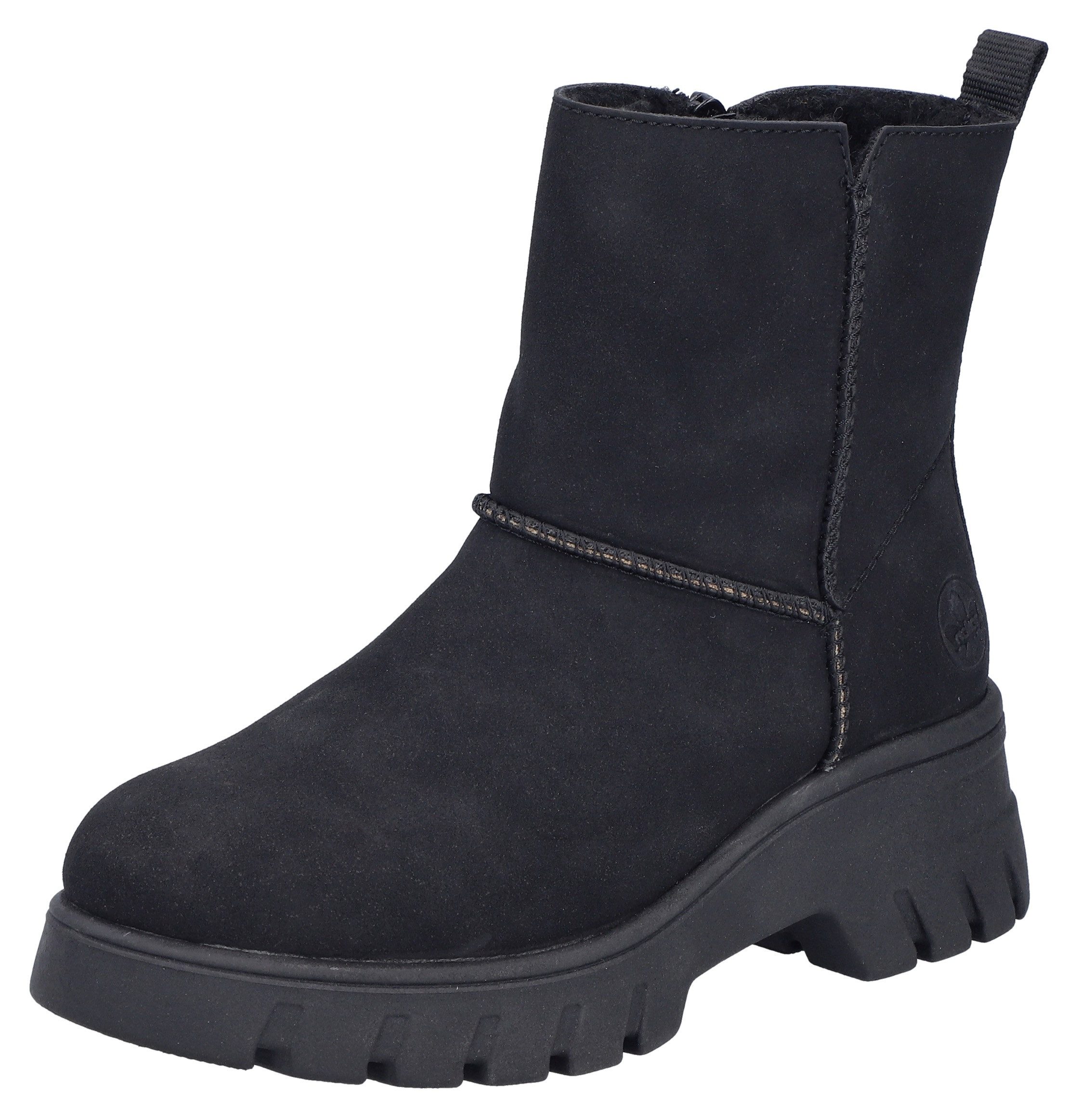 Rieker Winterboots Plateauboots, Stiefelette, Profilsohle, mit Warmfutter günstig online kaufen