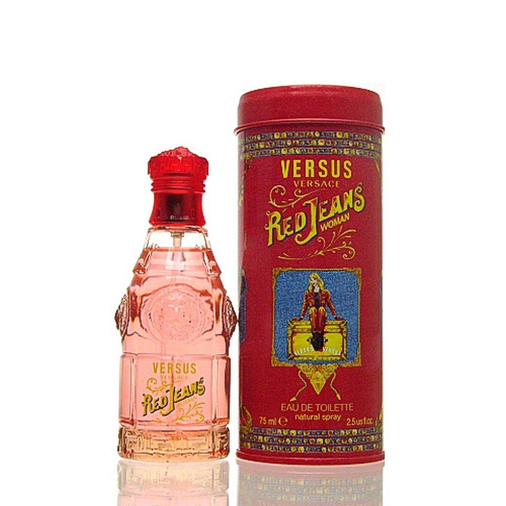 Versace Eau de Toilette RED JEANS EDT, mit blumig-fruchtigem Akzent