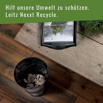 LEITZ Papierkorb Nexxt Recycle, 15 l Fassungsvermögen, 100 % recycelbar