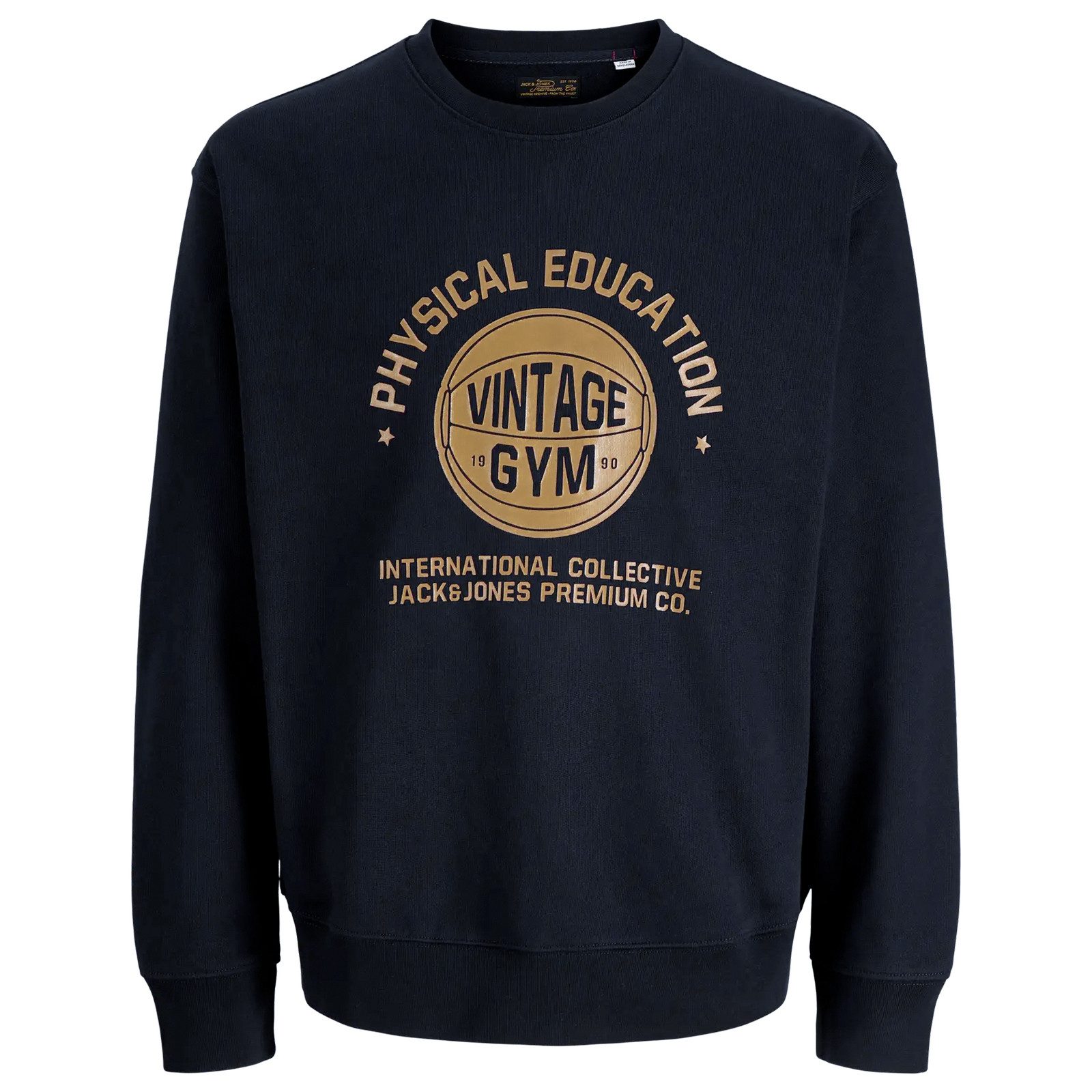 Jack & Jones Sweater Jack&Jones Übergrößen Sweatshirt JPRBLUJACOB navy