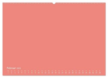 CALVENDO Wandkalender Regenbogen Kinder Bastelkalender - Zum Selbstgestalten - DIY Kreativ-Kalender (Premium, hochwertiger DIN A2 Wandkalender 2023, Kunstdruck in Hochglanz)