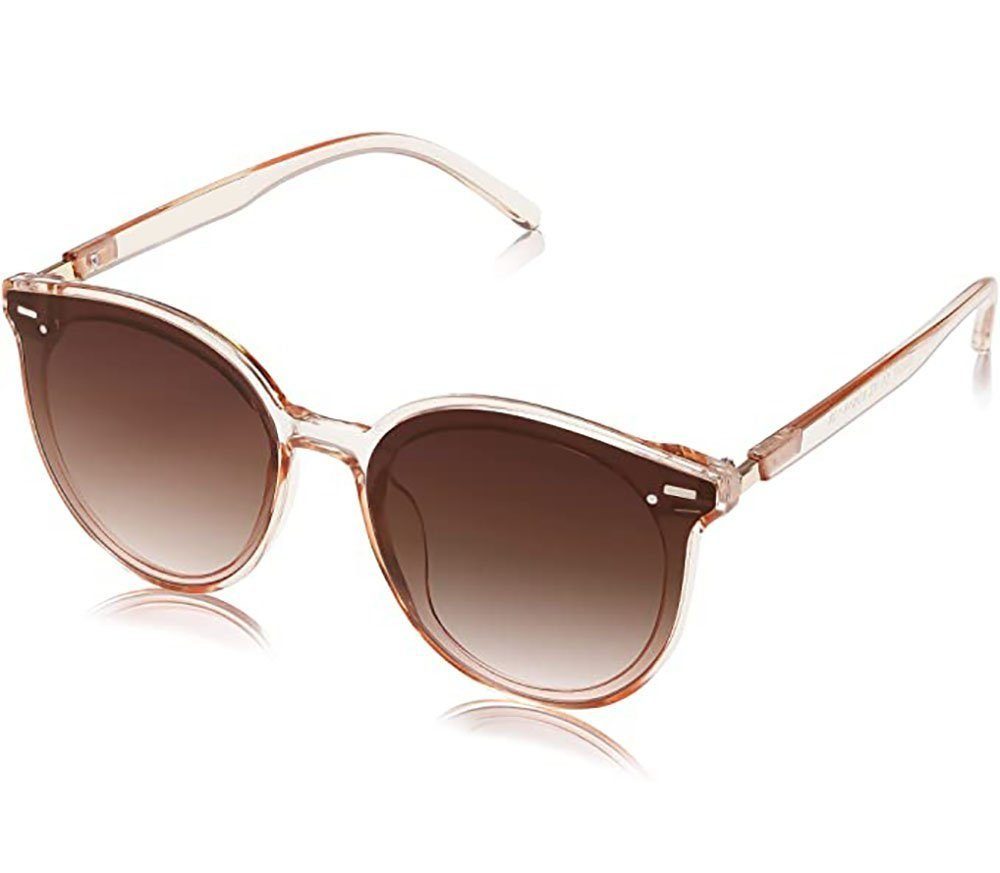 Haiaveng Sonnenbrille Damen-Sonnenbrille, runde Vintage-Sonnenbrille,Jelly-Farbe