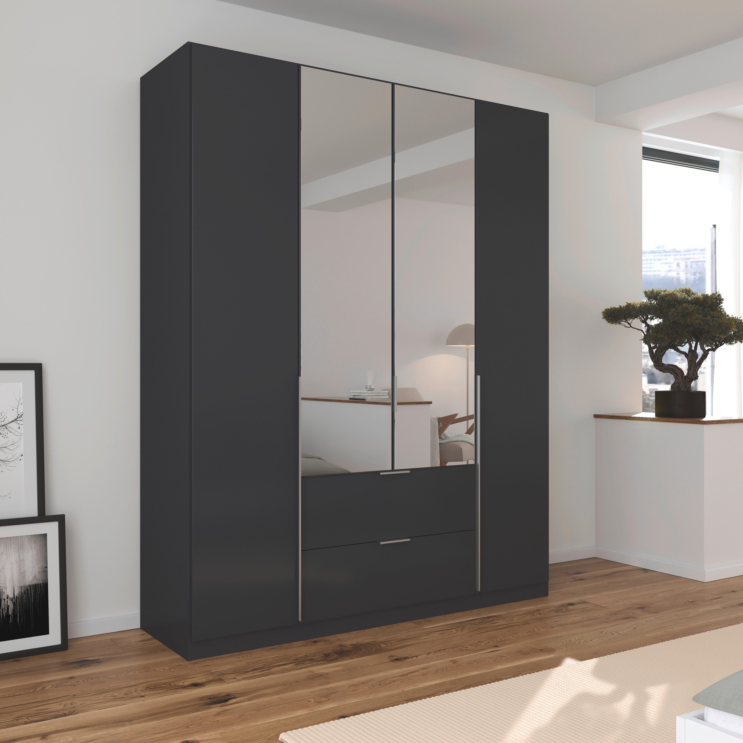 rauch Drehtürenschrank Kleiderschrank Schrank Garderobe AGORDO günstig online kaufen
