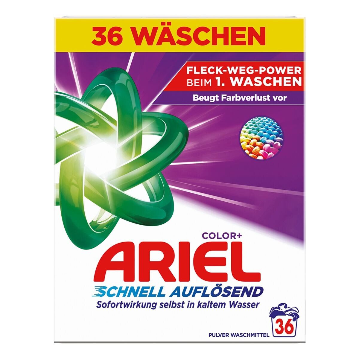 ARIEL Color+ Colorwaschmittel (36 WL / 1,8 kg)