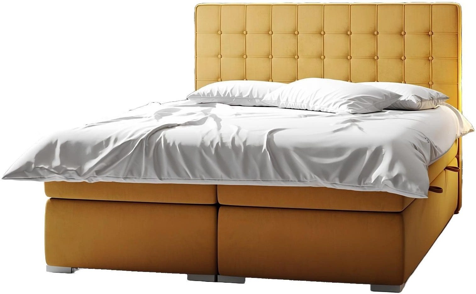 Xlmoebel Boxspringbett Doppelbett Hotel Deluxe mit Boxspring-Polsterung und Bettkasten (1-St., Boxspringbett 4069424841800), Hergestellt in Europa