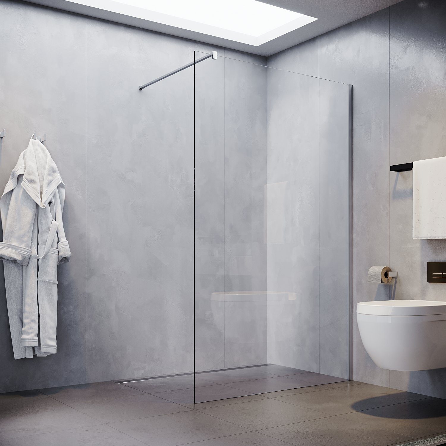SONNI Walk-in-Dusche Walk in Dusche 8mm günstig online kaufen