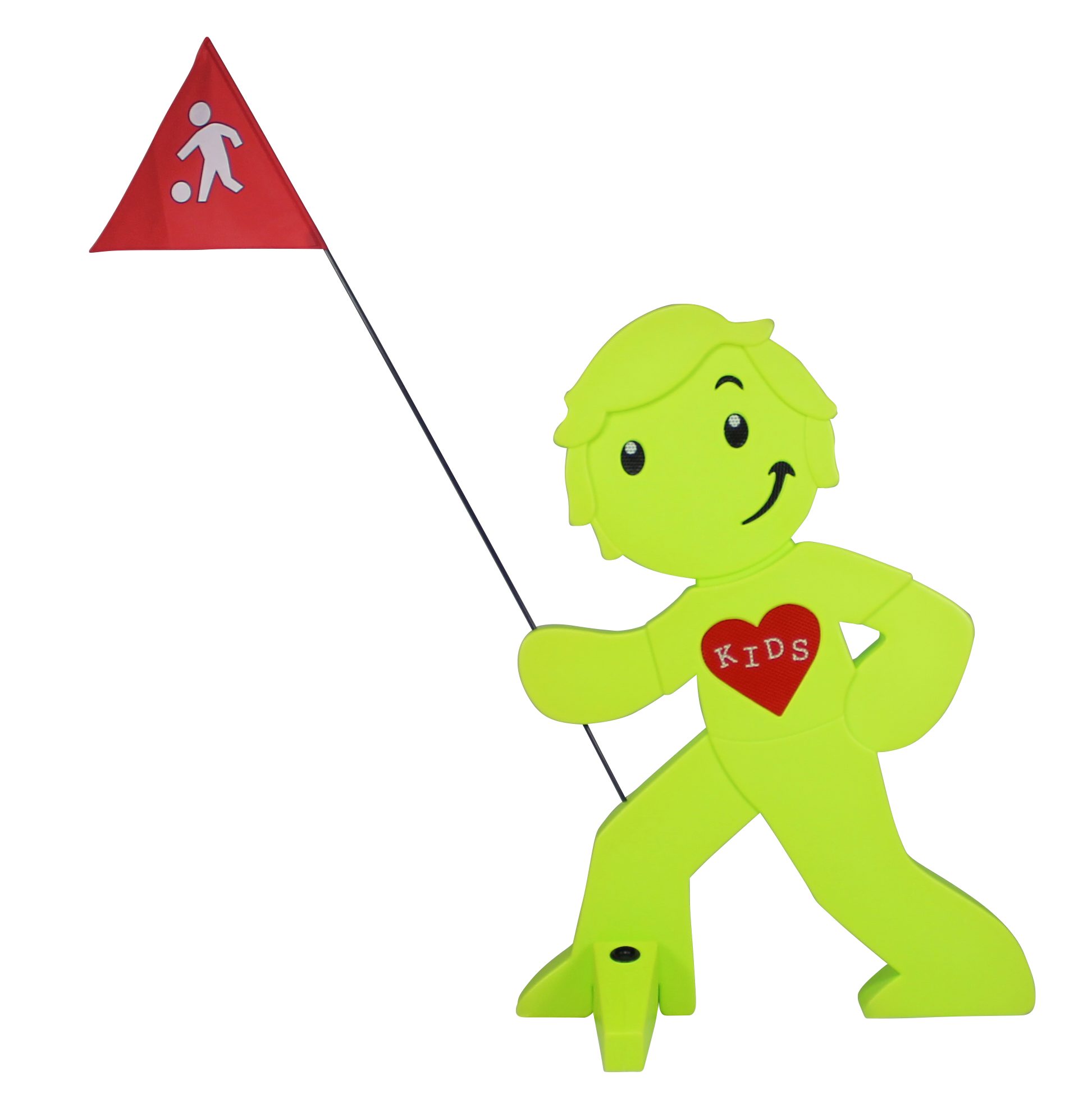 StreetBuddy Warnschild Warnfigur, Warnaufsteller, Warnschild für Kindersicherheit, (1 St)