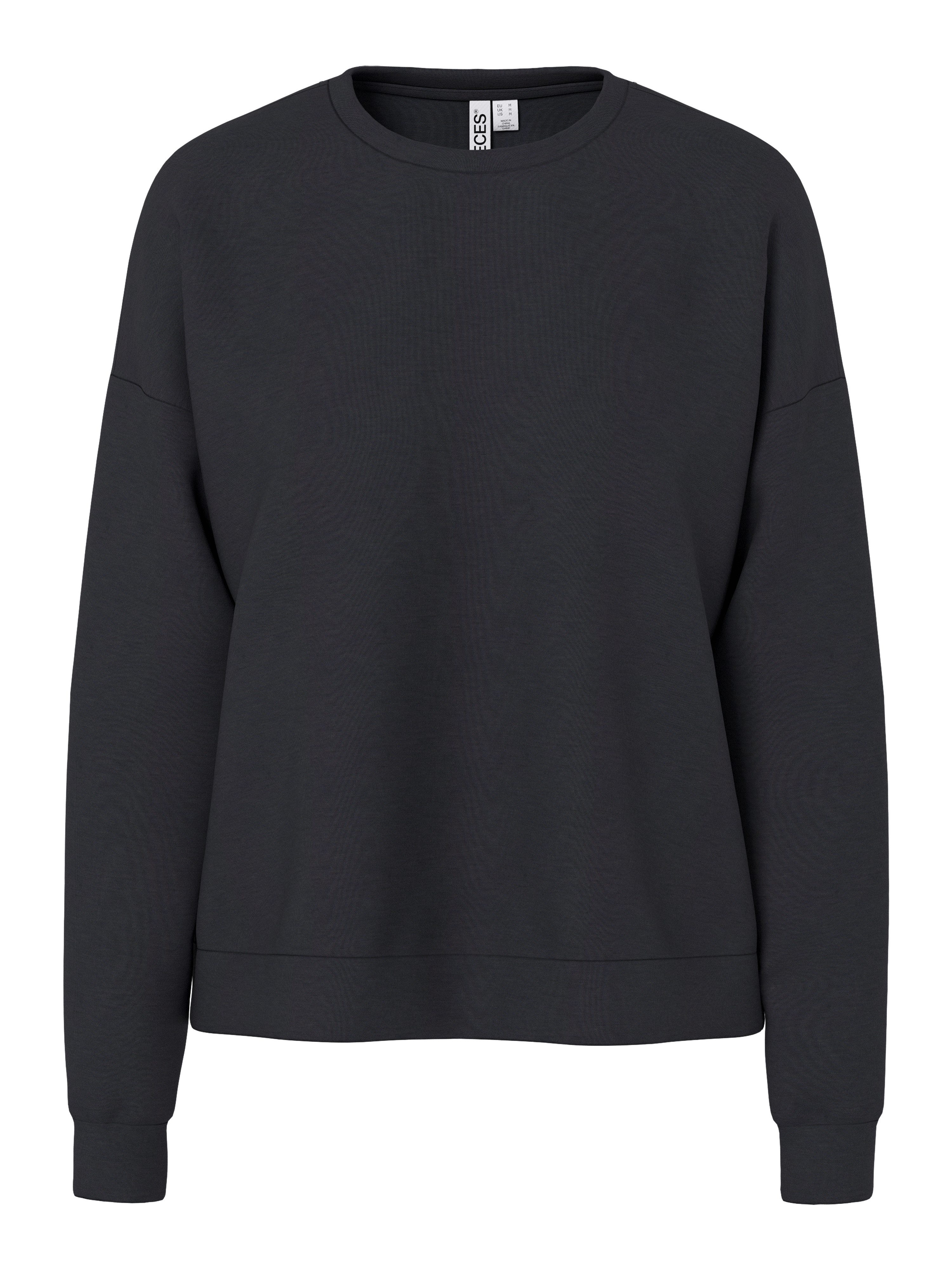 pieces Langarmshirt PCMICHELLE SCUBA LS TOP SWT NOOS BC Materialmix