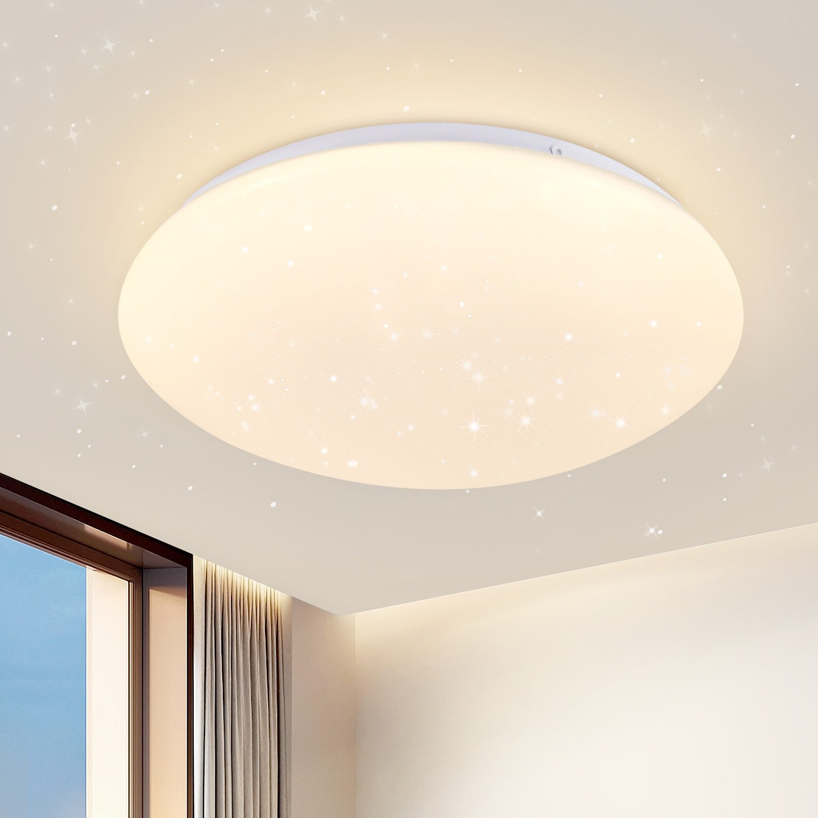 ZMH LED Deckenleuchte Wohnzimmer Ø16.5CM Rund günstig online kaufen