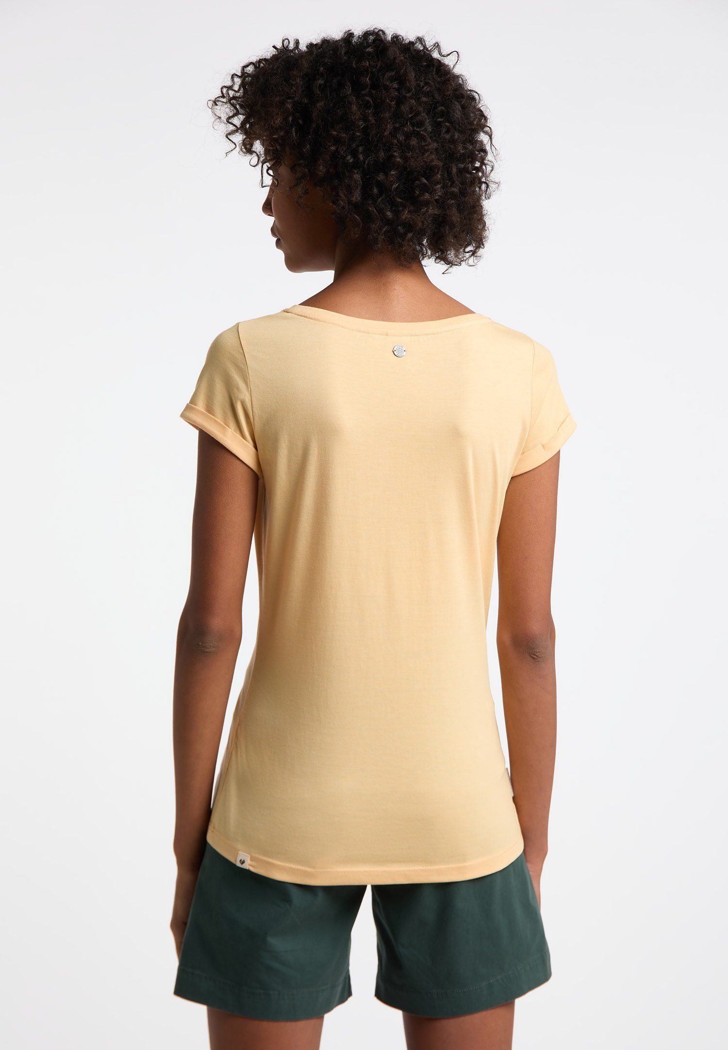 Ragwear T-Shirt FLORAH ORGANIC VANILLA Mode & A Vegane Nachhaltige