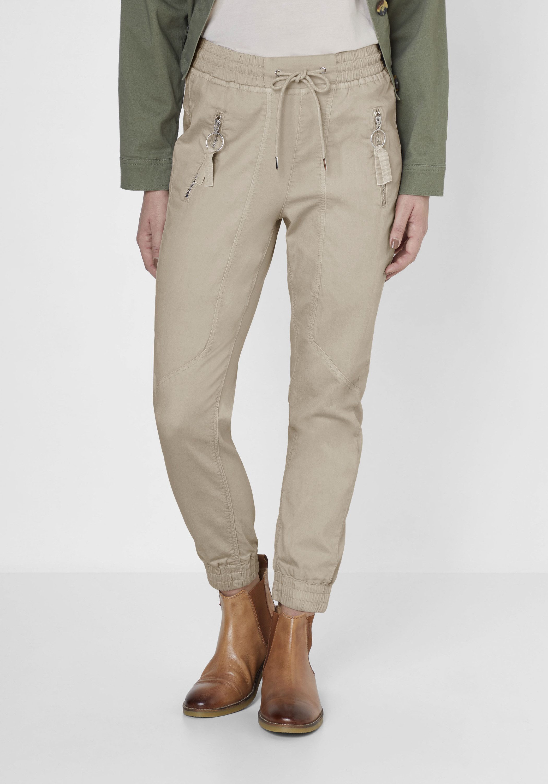 Paddock's Stoffhose DRAW STRING Relaxed Fit Hose mit Kordelzug günstig online kaufen