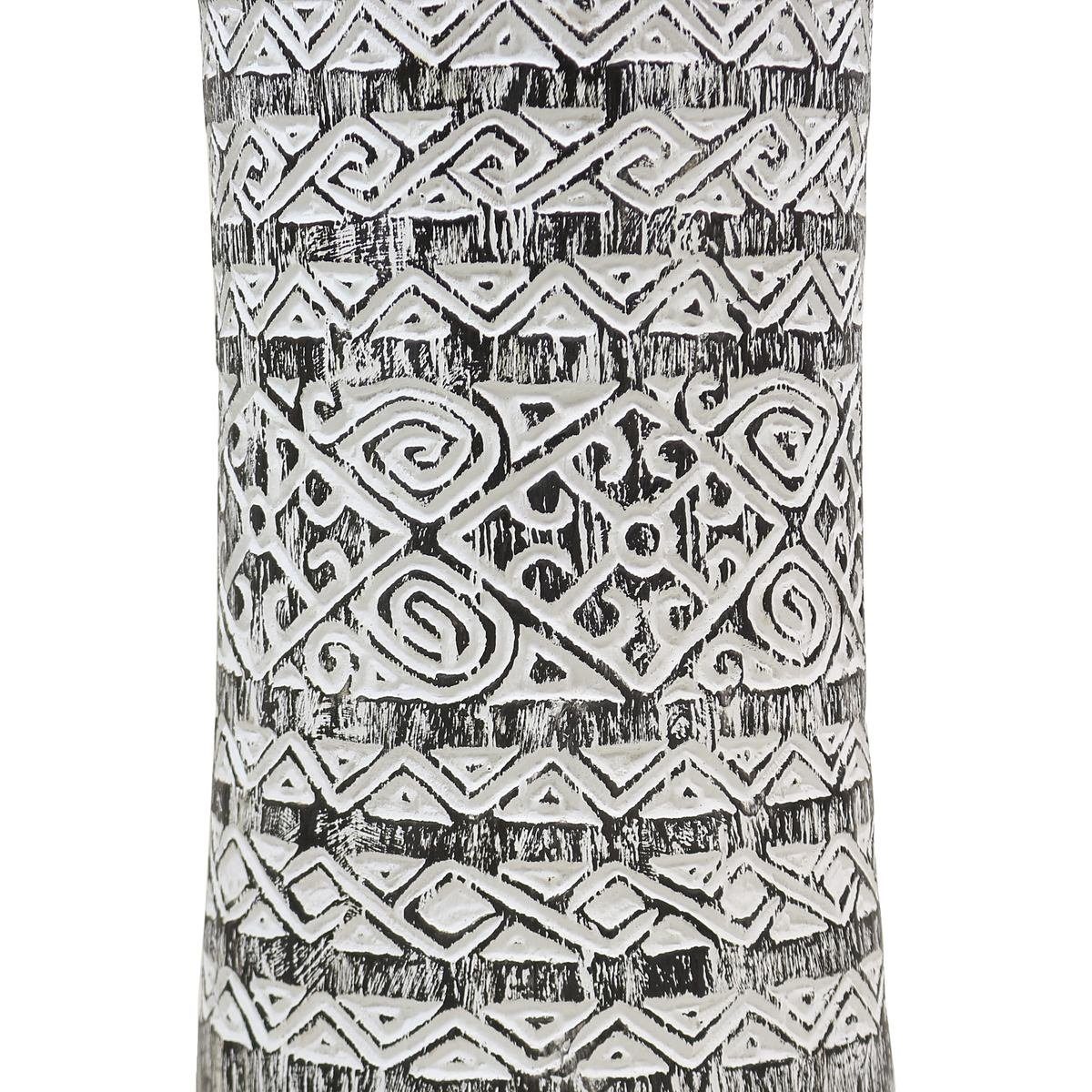 Oriental Galerie Dekofigur Holz Handarbeit 80 x cm in (1 Schnitzerei traditionelle Herstellung Vase im 27 Blumenkübel Nr.6 St), Ursprungsland mit