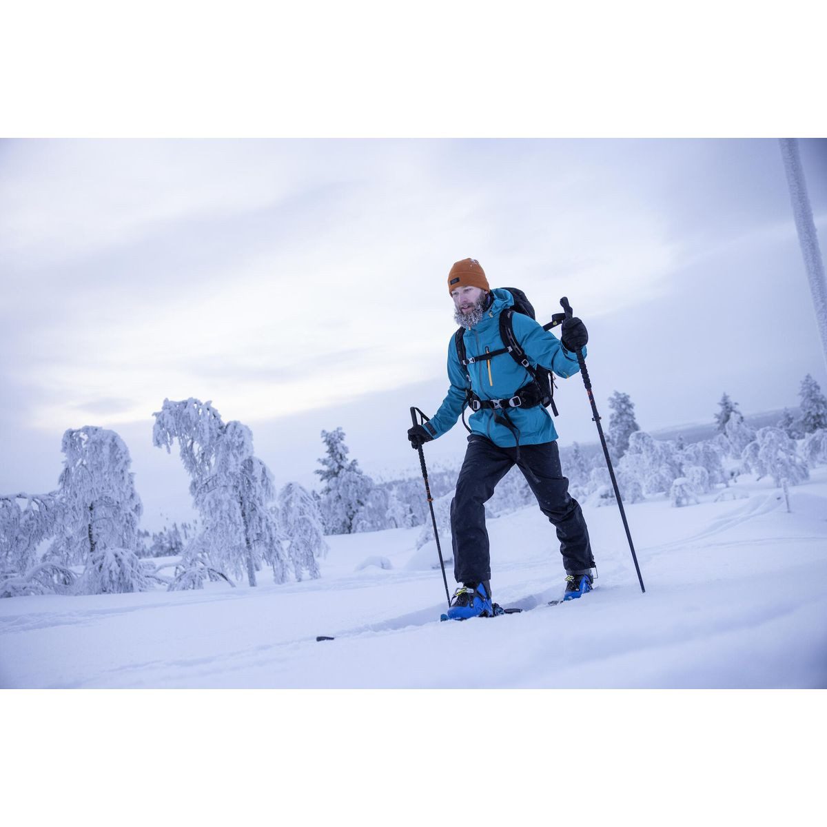HALTI Skijacke Alpine Unisex 3L Drymaxx Shell Jacket Leichte, strapazierfähige 3L-Jacke mit abnehmbarem Schneefang und