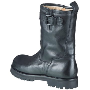 Ocra Ocra Stiefel 313 Winter Schuhe für Kinder mit Lammfell Schwarz Schnürstiefelette