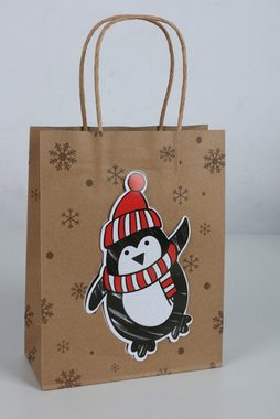 BURI Geschenkbox 24 Stück Weihnachtliche Geschenktaschen 18x8x23cm Beutel Verpackung Se