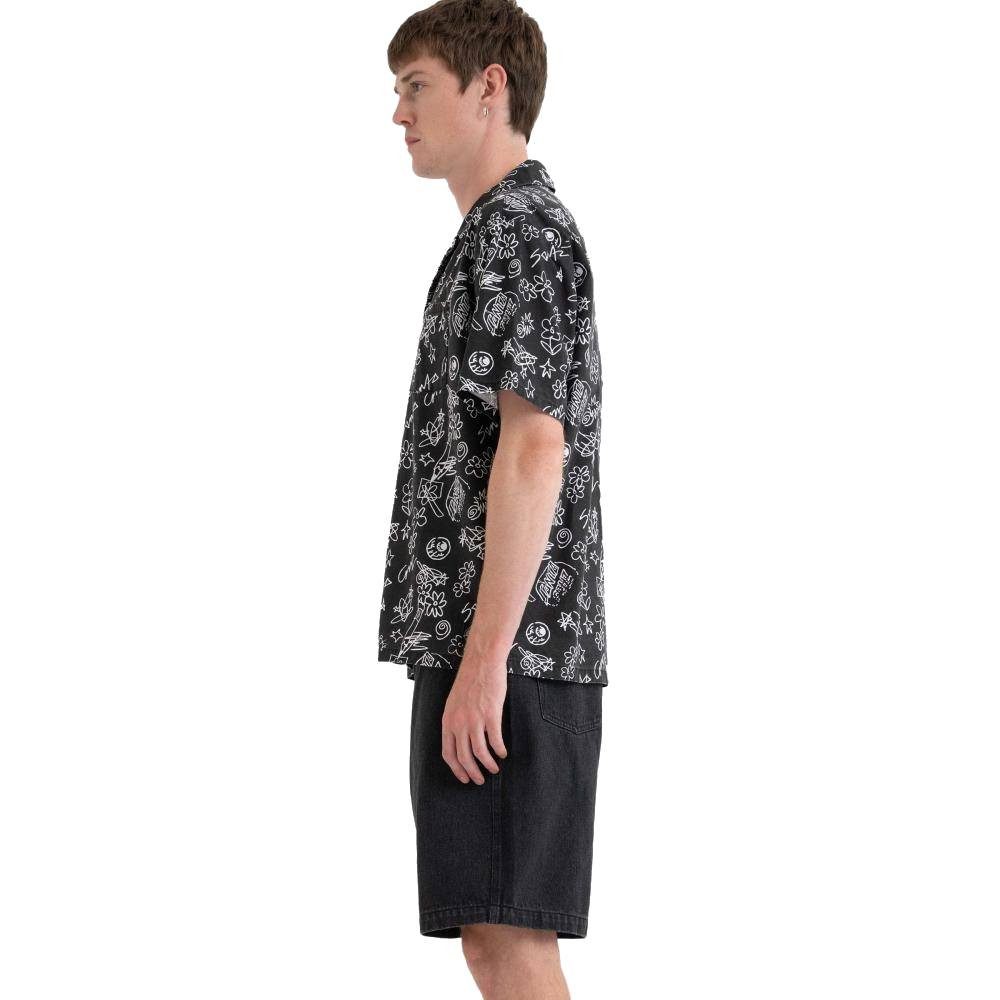Santa Cruz Kurzarmhemd Hemd Santa Cruz Finn (1-tlg) Allover-Print