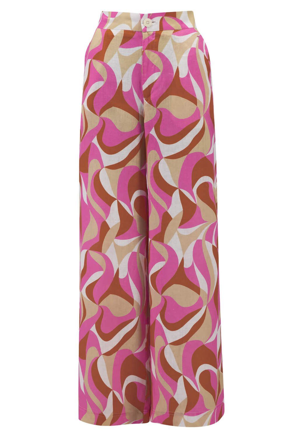 FYNCH-HATTON Stoffhose printed wide Pants