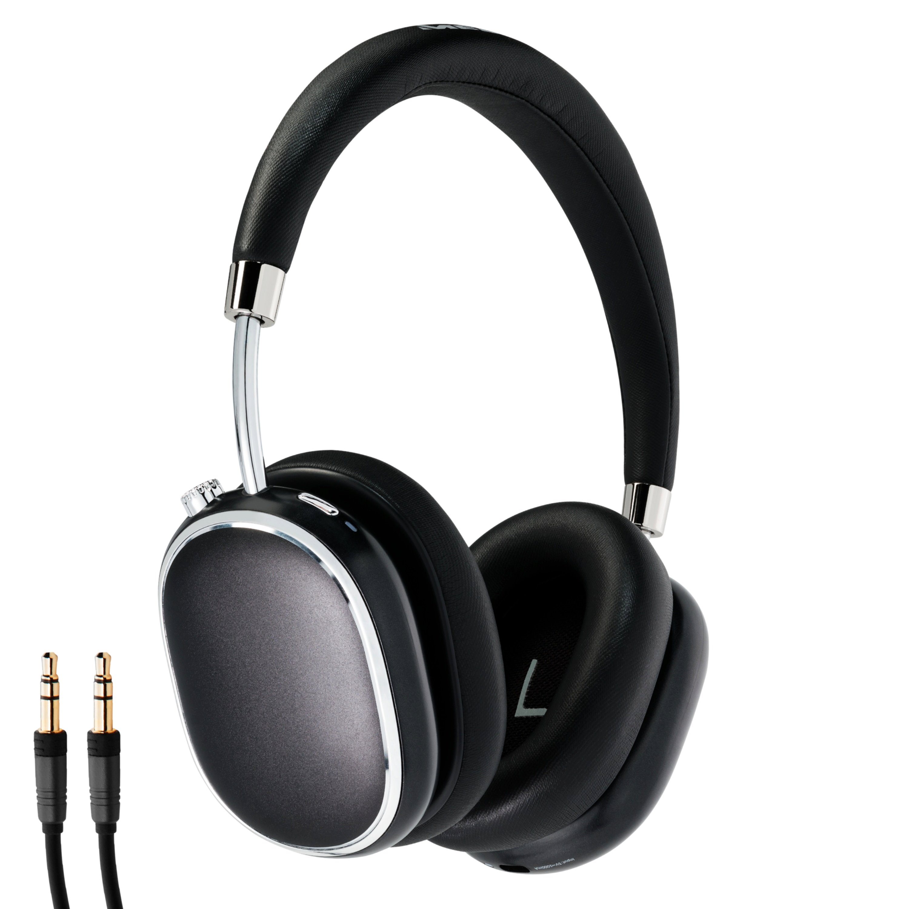 Medion® E62474 Bluetooth Kopfhörer Over Ear ANC Freisprechfunktion schwarz  Bluetooth-Kopfhörer (AUX-Eingang, Bluetooth, Integrierte Akku, Integriertes  Mikrofon, MD43474)
