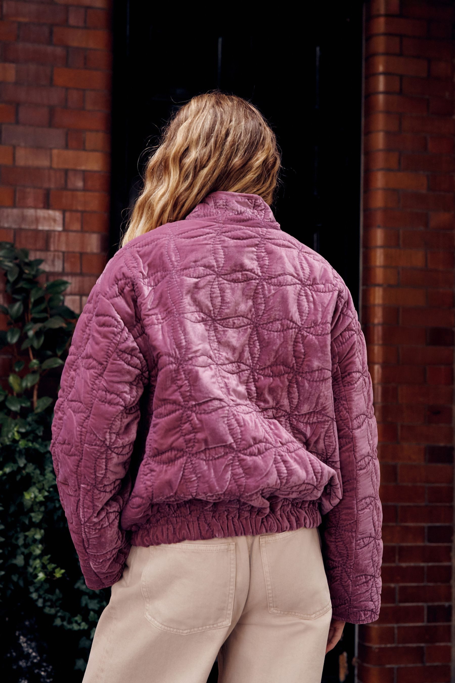 Next Steppjacke Gesteppte Samtjacke (1-St) günstig online kaufen