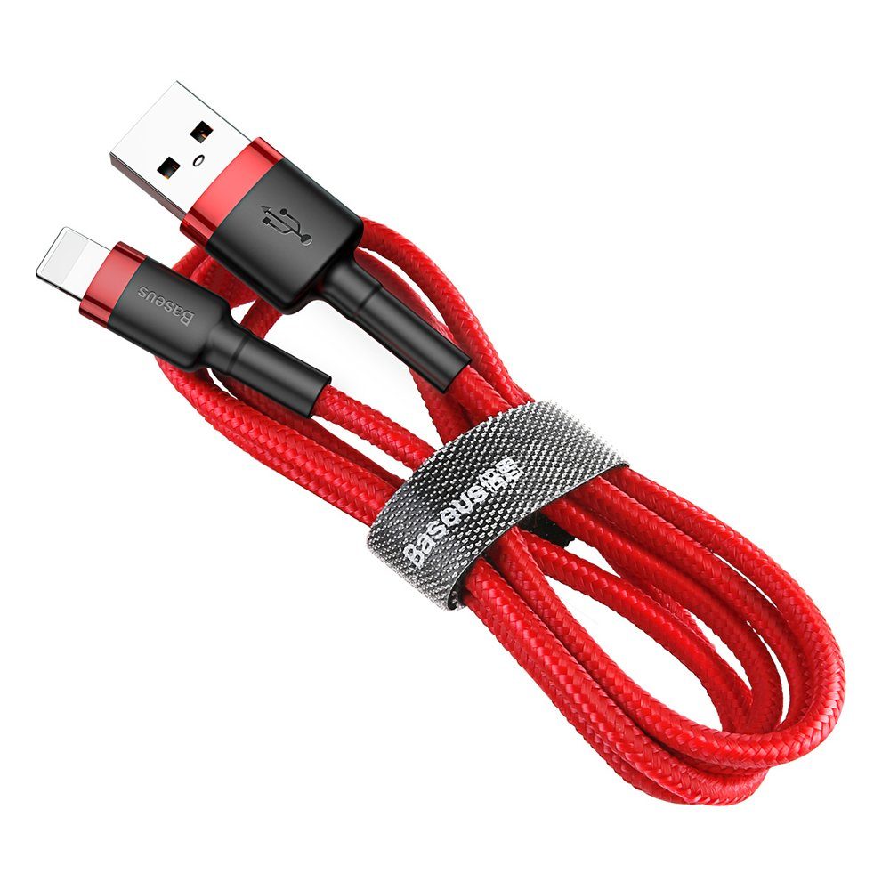 Baseus Kabel mit Nylon geflochtenes Ladekabel USB / iPhone QC3.0 1.5A 2M USB-Kabel