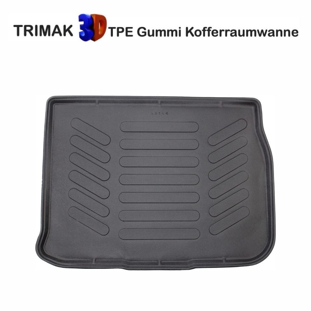 Trimak Passform-Fußmatten Oder Kofferraumwanne Oder Set Citroen C4 & Cactus, Citroën ë-C4 ab 2020 Kofferraummatte TPE Antirutschmatte