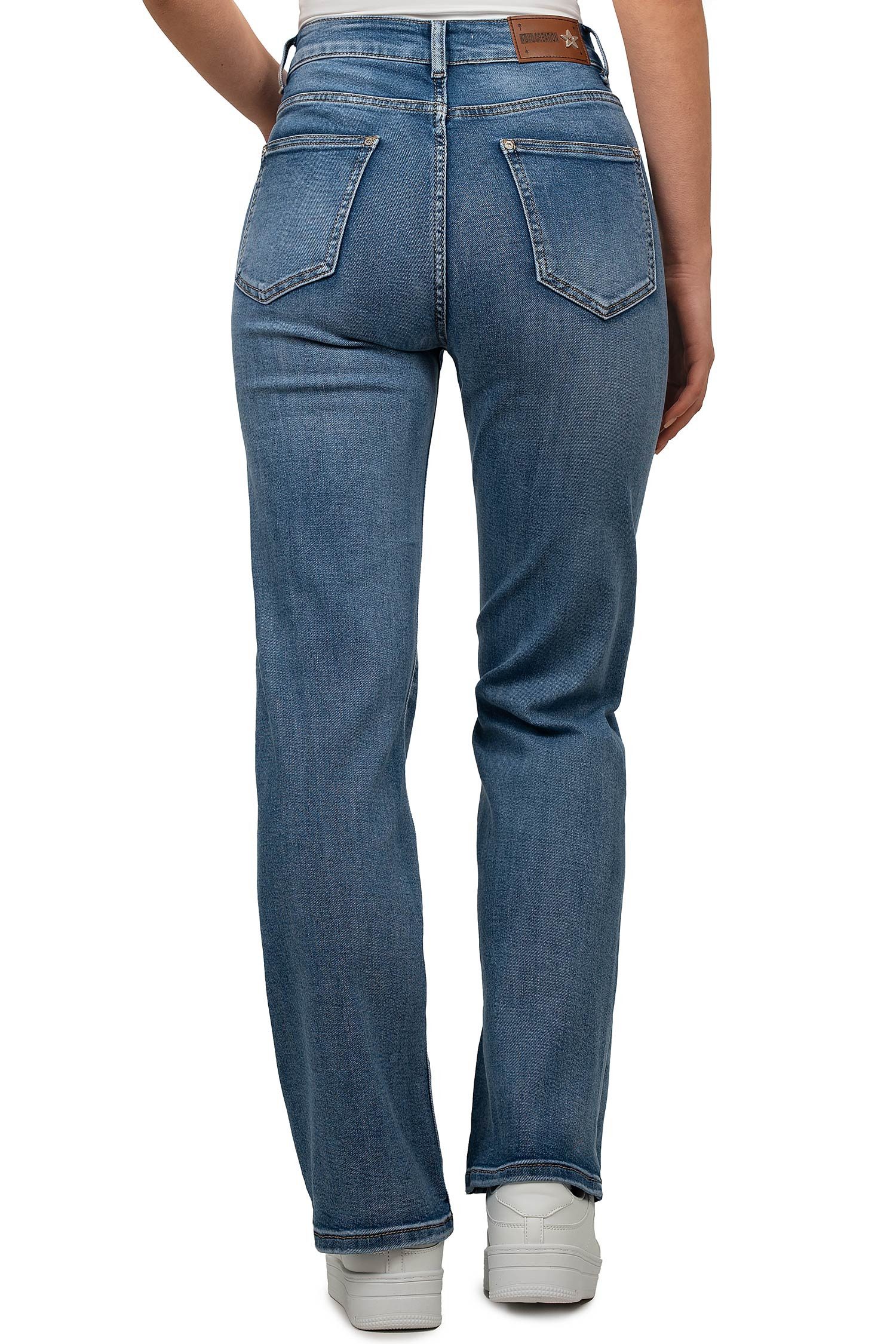 Reichstadt 5-Pocket-Jeans Casual Wide Leg Damen günstig online kaufen