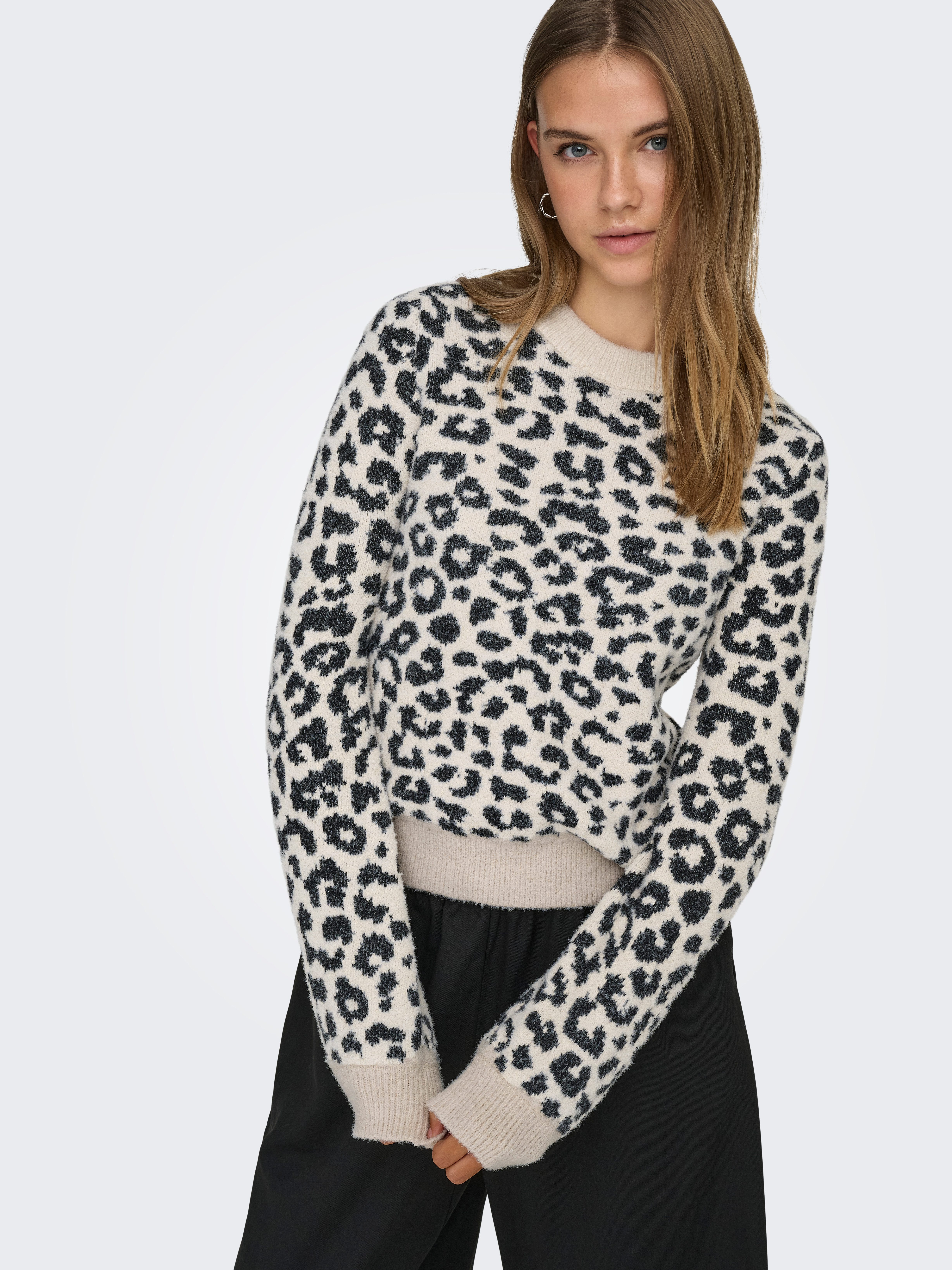 JDY Strickpullover JDYLORRAINE ANIMAL L/S PULLOVER günstig online kaufen