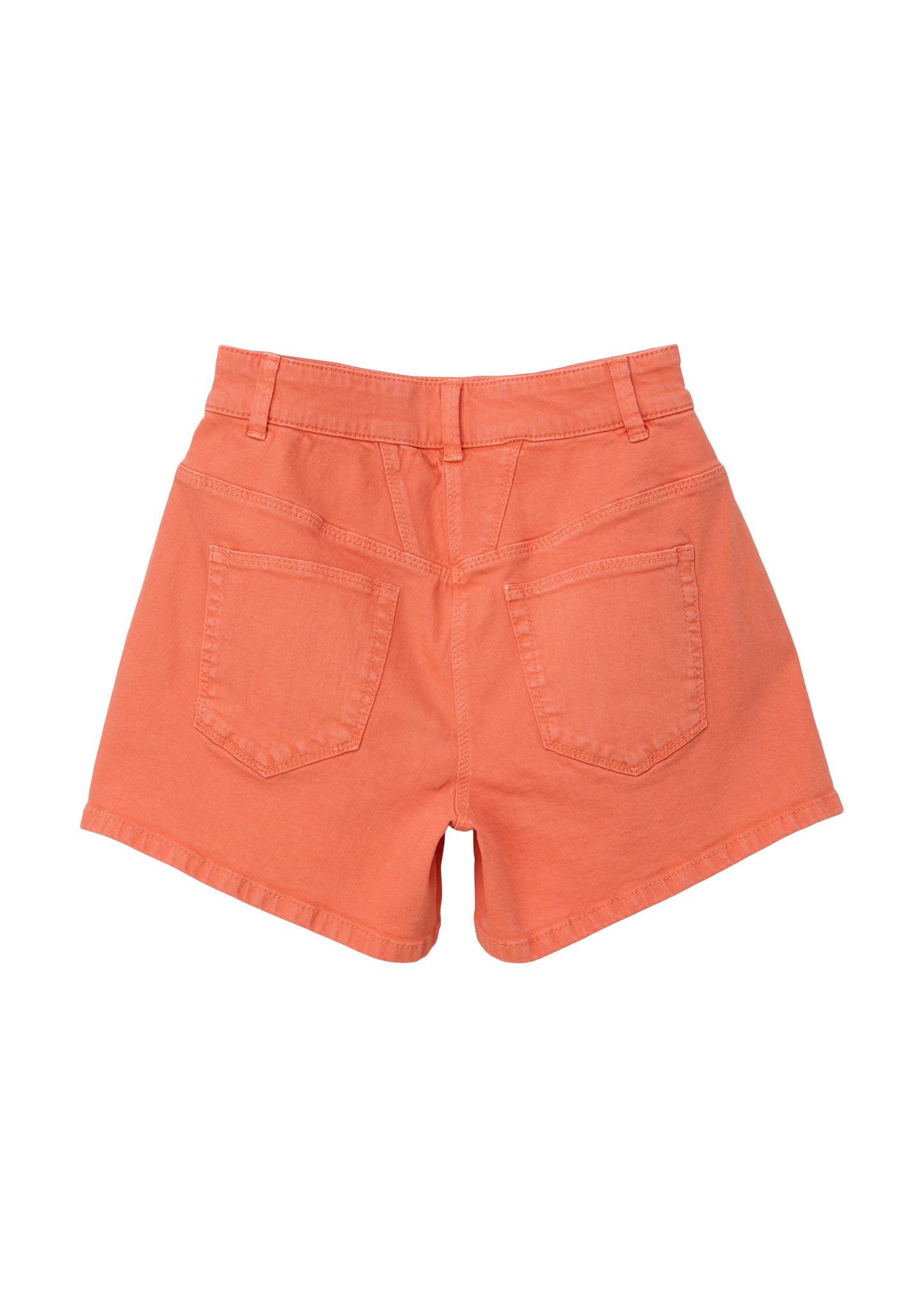 Garment Denimshorts Klassische papaya Dye Loose: Shorts s.Oliver
