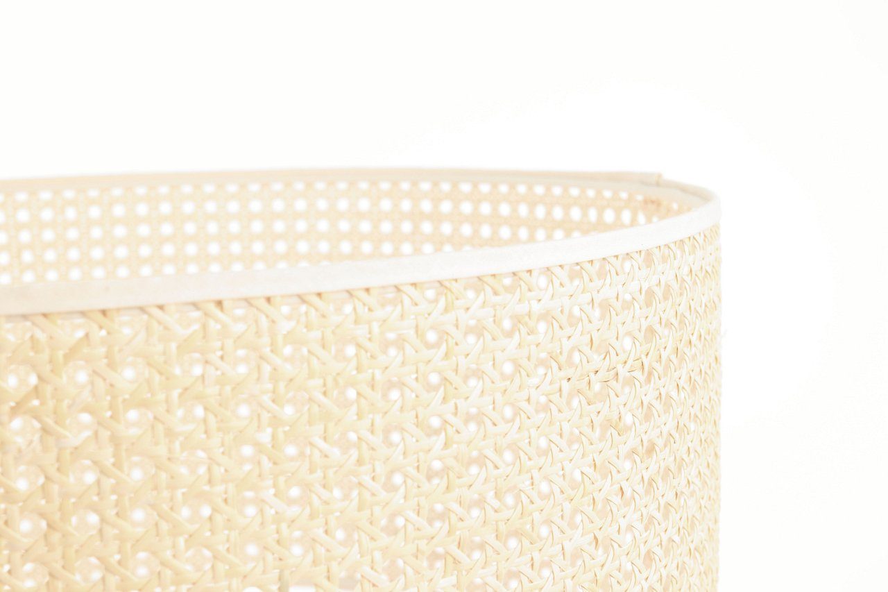 Creme BPS Stehlampe Rattan Koncept