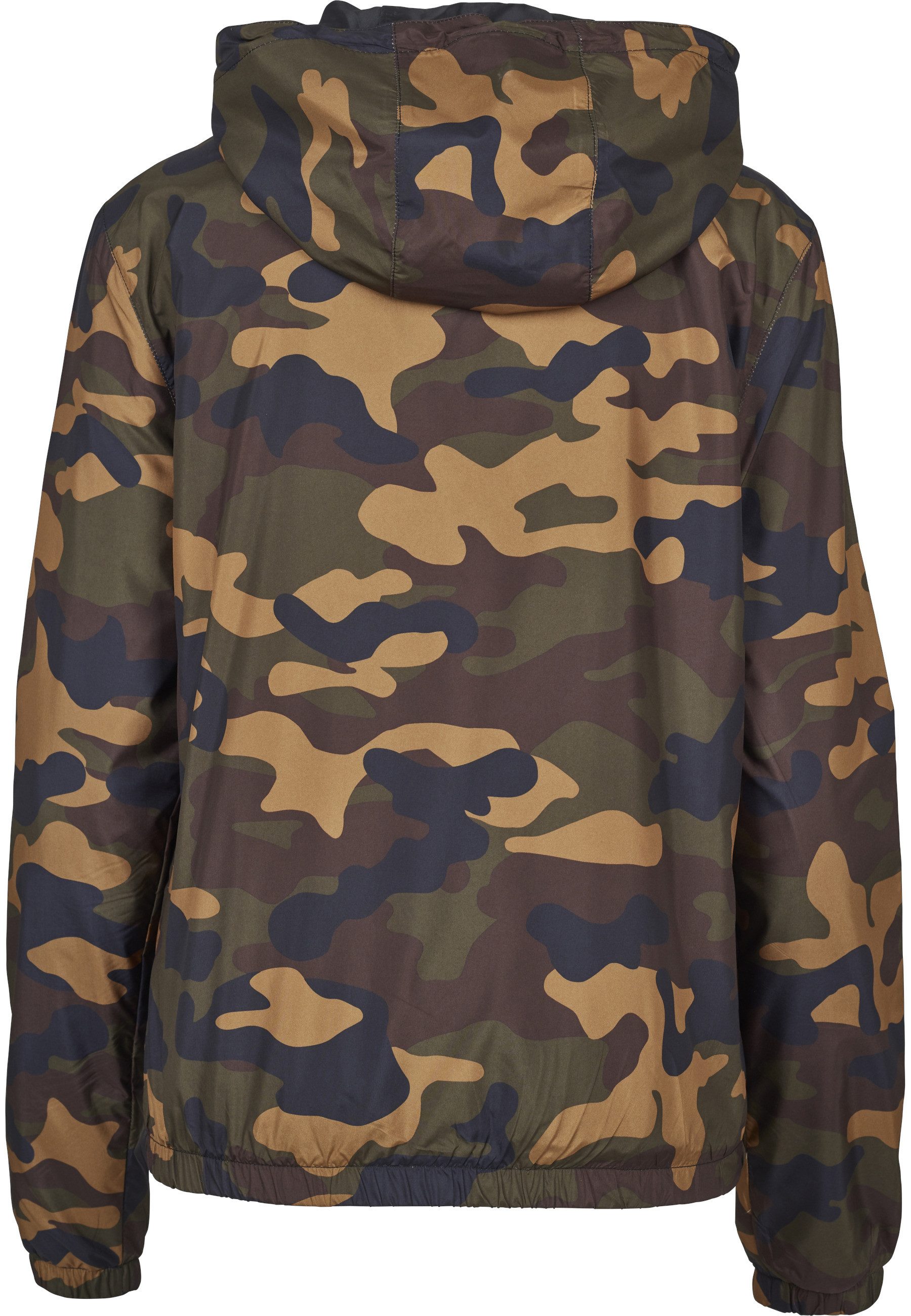 URBAN CLASSICS Outdoorjacke Urban Classics Damen Ladies Camo Pull Over Jacket (1-St)