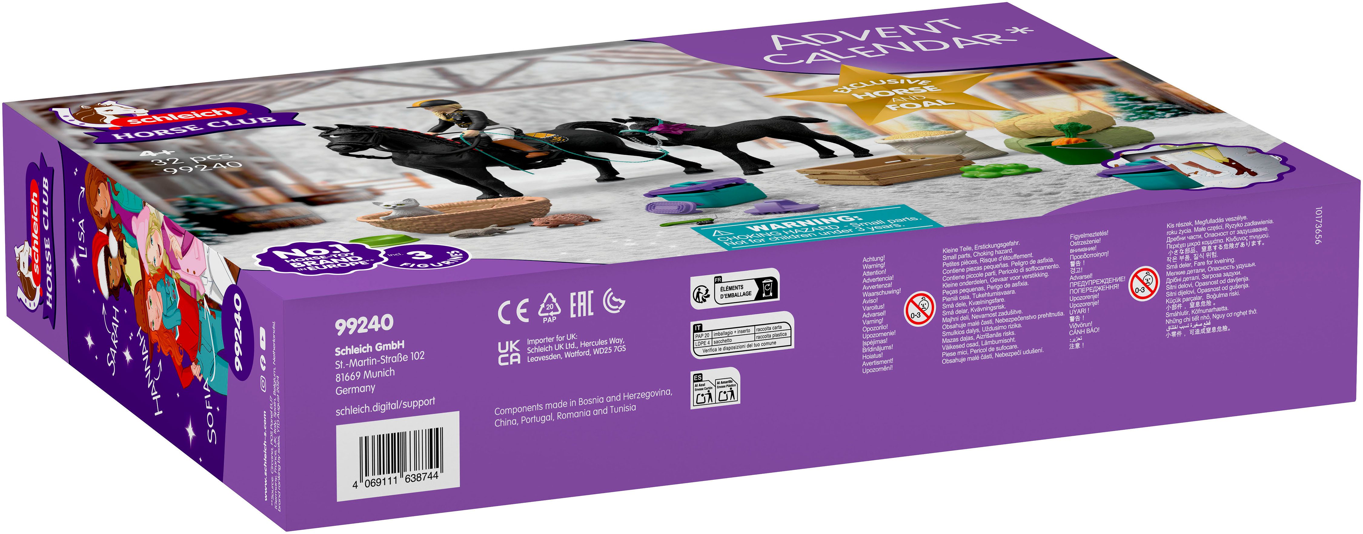 Schleich® Adventskalender HORSE CLUB, Winter Wonderland Ausritt (99240)