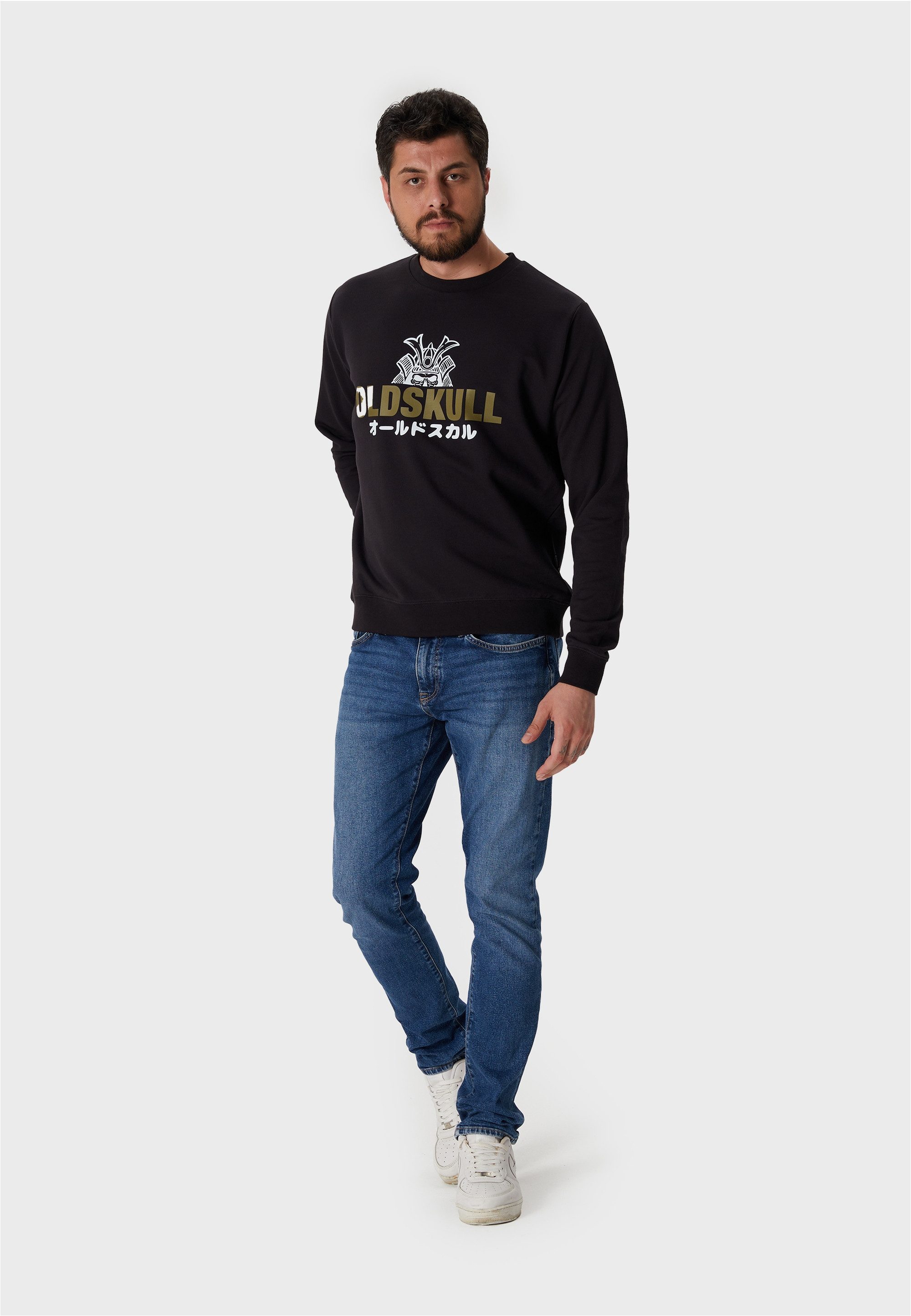 Oldskull Sweatshirt (1-tlg) mit einzigartigem Oldskull-Print günstig online kaufen