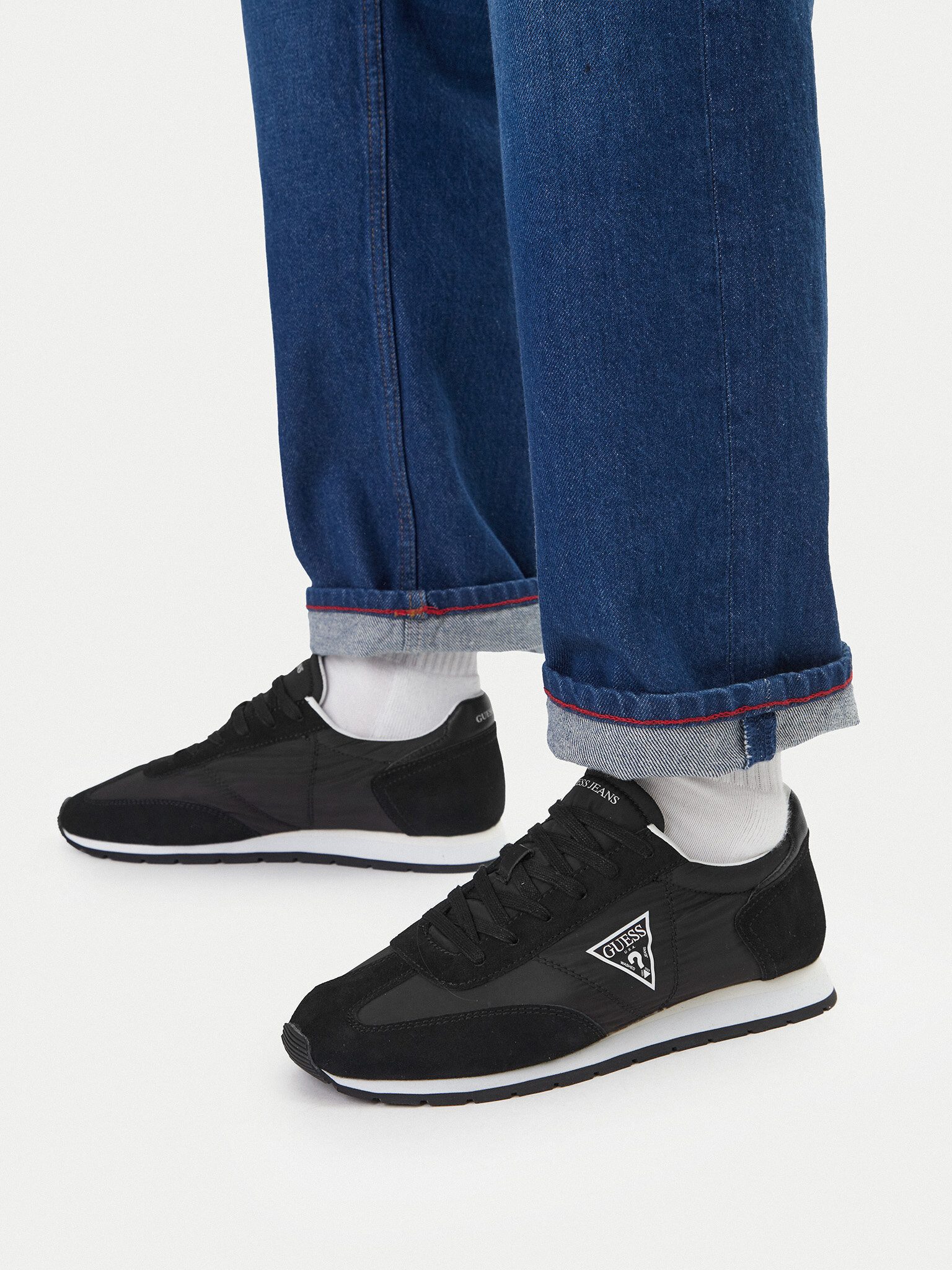 GUESS JEANS Guess Jeans Herrensneakers Schwarz GUESS JEANS-EO-WILIAMS-01 12 günstig online kaufen