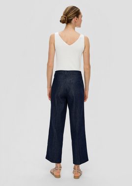 s.Oliver BLACK LABEL 7/8-Jeans Crop-Jeans/Relaxed Fit/High Rise/Wide Leg