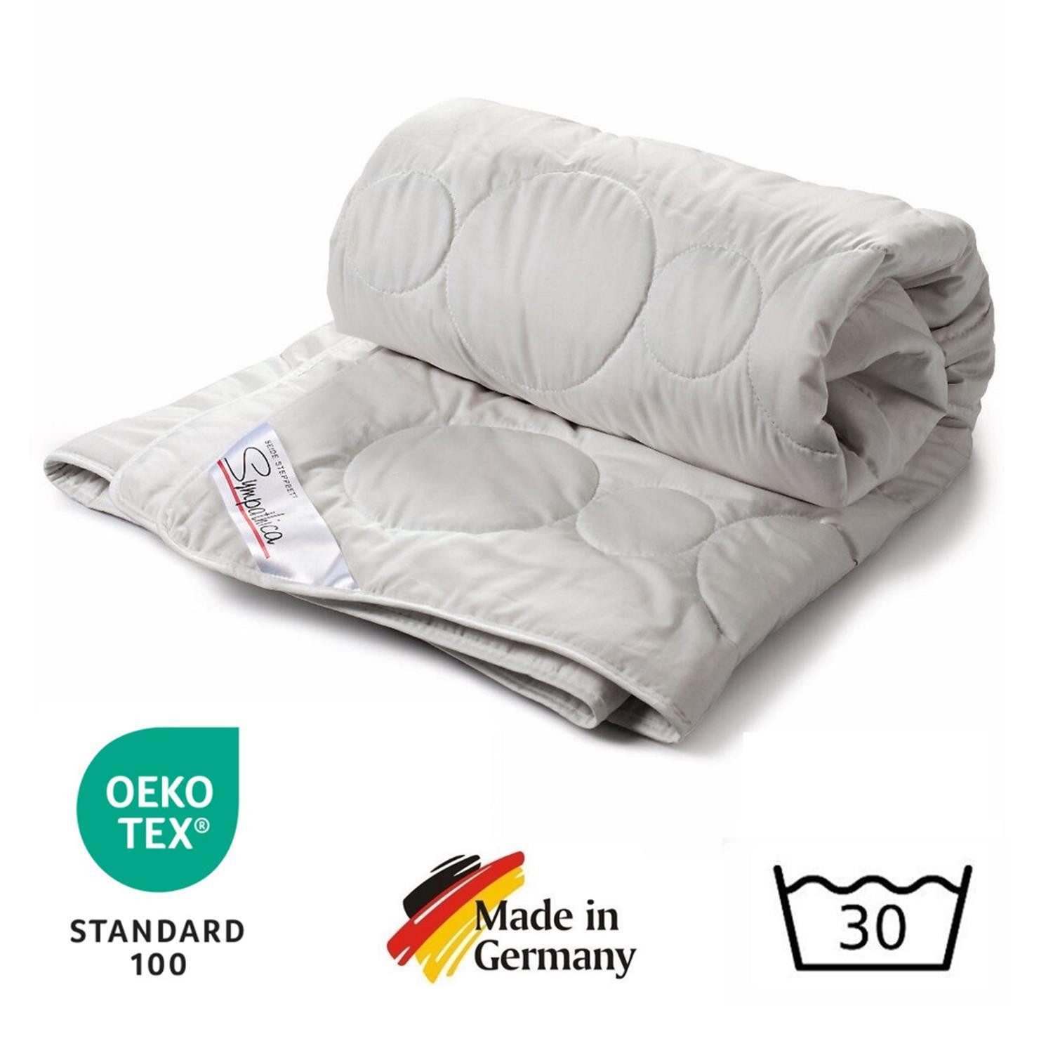 Sympathica Naturfaserbettdecke Sommerdecke 100% Premium Wildseide Seide Som günstig online kaufen