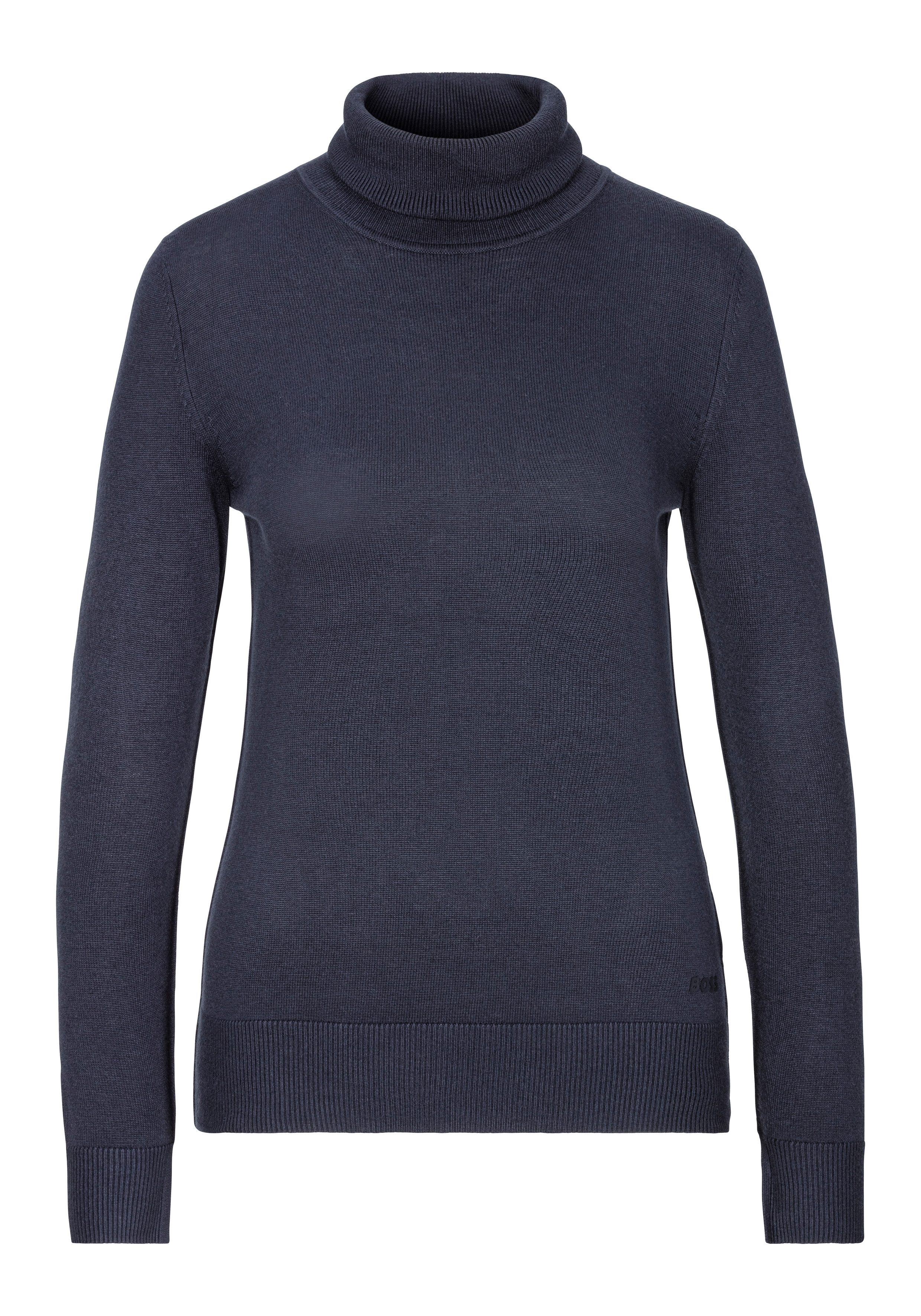 BOSS ORANGE Strickpullover Fiddie Premium Damenmode mit modischem Schlitz a günstig online kaufen