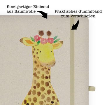 Mr. & Mrs. Panda Notizbuch Giraffe Blumenkranz - Transparent - Geschenk, Journal, Notizheft, Ein Mr. & Mrs. Panda, Hardcover