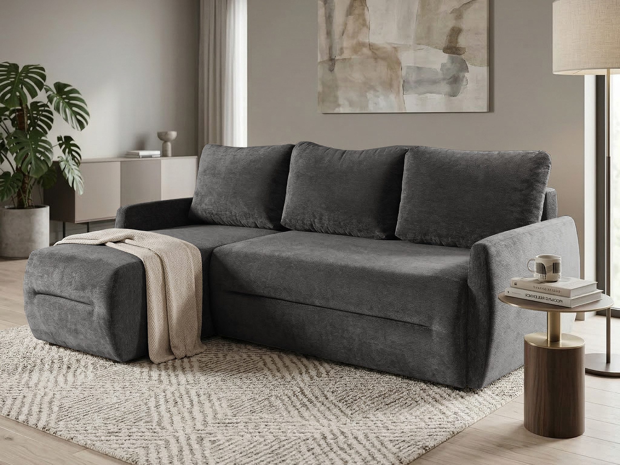 Ecksofa Camila mit Schlaffunktion & Bettkasten