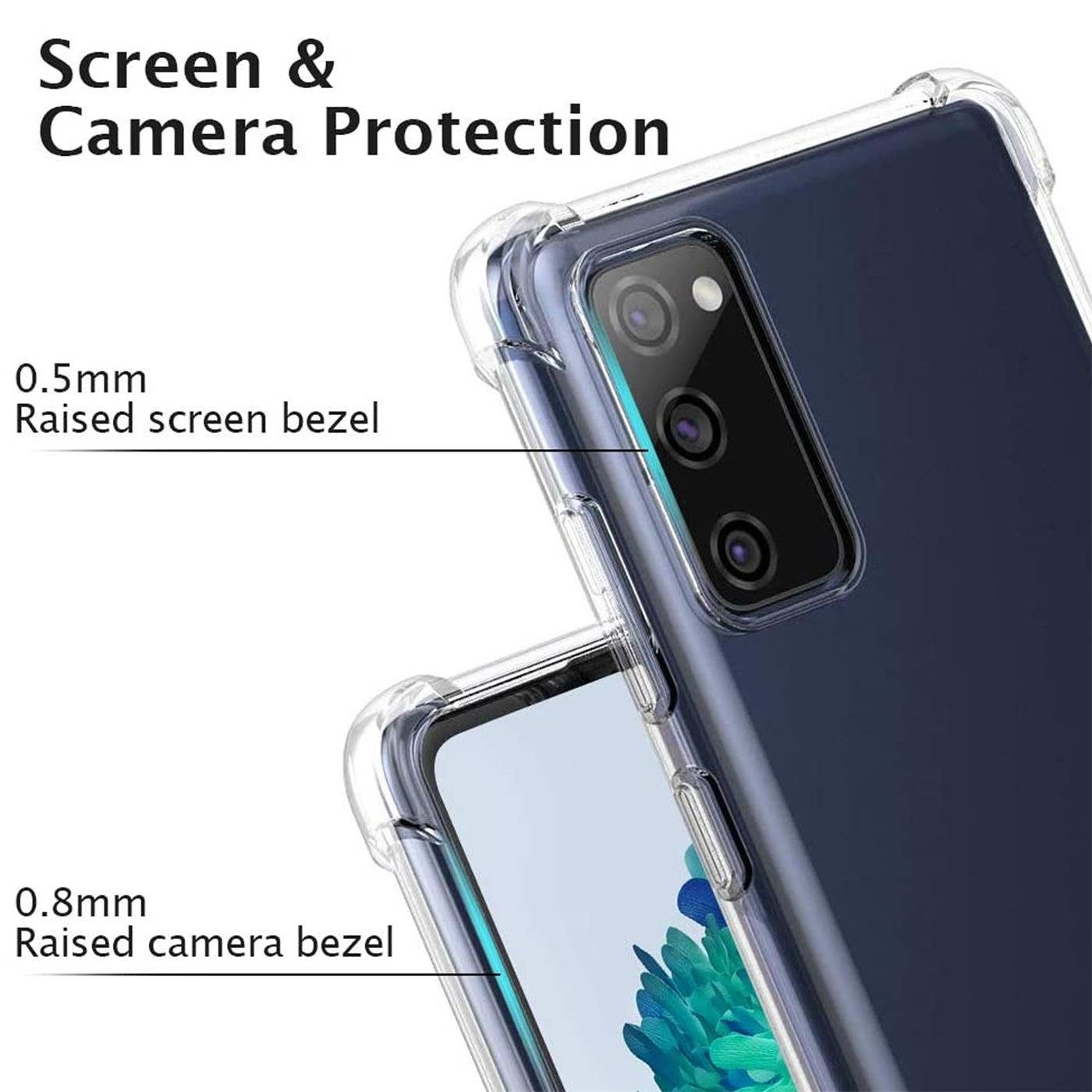 CoolGadget Handyhülle Anti Shock Rugged Case für Samsung Galaxy S20 FE 6,5 Zoll, Slim Cover mit Kantenschutz Schutzhülle für Samsung S20 FE 5G Hülle – Bild 3 von 5