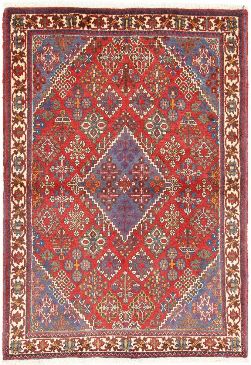 Orientteppich Meymeh 110x159 Handgeknüpfter Orientteppich / Perserteppich, Nain Trading, rechteckig, Höhe: 12 mm