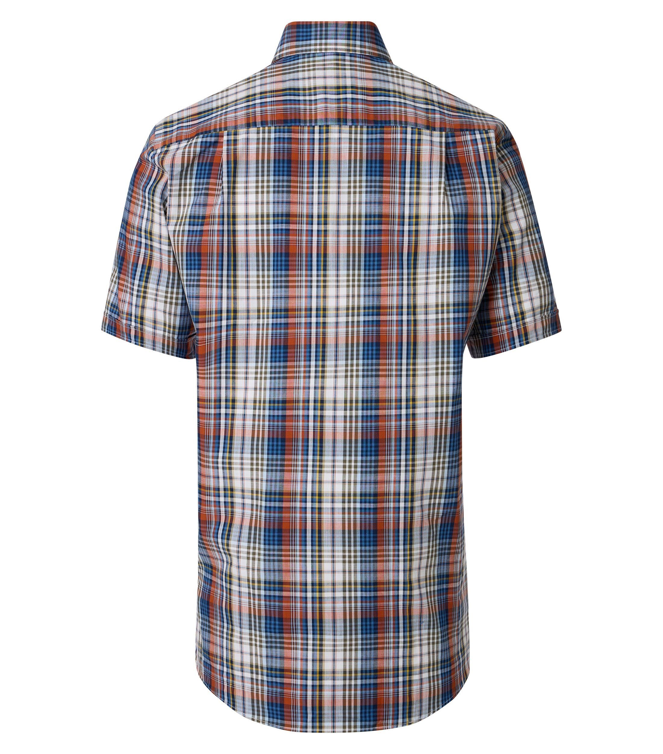 Redmond Kurzarmhemd kariert Comfort Fit